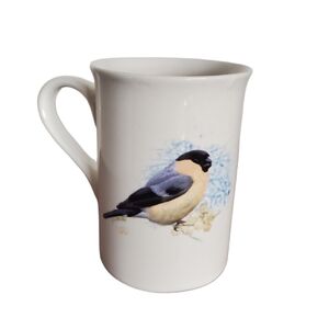 Bay Island Inc. Bullfinch Bird Ceramic Coffee Mug ~ Pre-Owned Nature Joy Luck